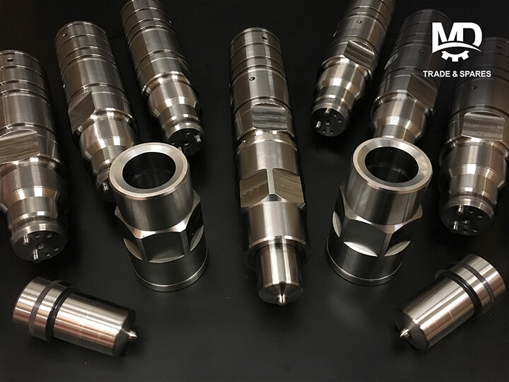 MAN 48/60 fuel injection valves, Spare parts for MAN 48/60 engines, Engine spares MAN 48/60, MAN 48/60 engine spares, MAN 48/60 spare parts