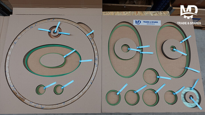 4 Gasket sets for cylinder heads_MAN 58/64 engine spares