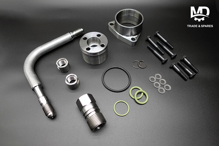 MAN 48/60B Fuel pipe set. Fuel pipe set for MAN 48/60B. Available as a complete set or as individual components. Spare parts for MAN 48/60 engines. Spare parts for MAN 58/64 engines. Spare parts for MAN 51/60 engines. Spare parts for Pielstick engines. Spare parts for Pielstick PC2.5 engines. Spare parts for Pielstick PC2.6 engines. Spare parts for Pielstick PC2.2 engines