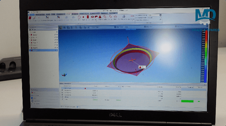 We use FARO Arm for quality check, operated by dedicated quality assurance in-house engineers. Parts go to meticulous dimensional check to ensure it is fit for purpose. Quality check for parts suitable for MAN 51/60 engines, and MAN 58/64 engines. Engine spares MAN 51/60. Engine spares MAN 58/64. The measurement results are compared to the drawings, ensuring the precise dimension for parts.